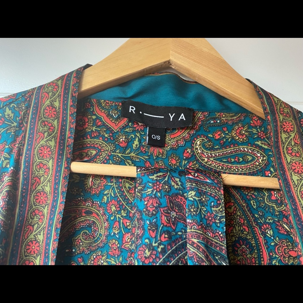 Riya for Anthropology silk kimono